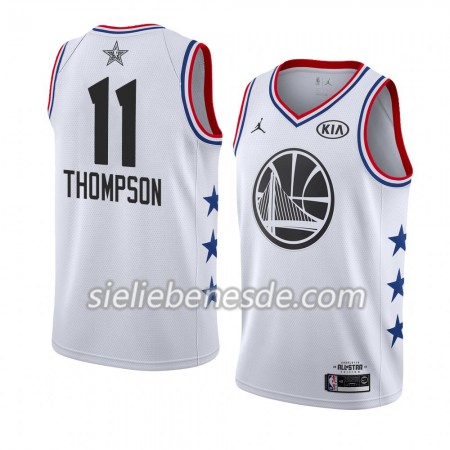 Herren NBA Golden State Warriors Trikot Klay Thompson 11 2019 All-Star Jordan Brand Weiß Swingman